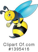 Wasp Clipart #1395416 by visekart