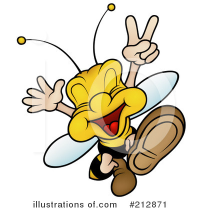 Royalty-Free (RF) Wasp Clipart Illustration by dero - Stock Sample #212871