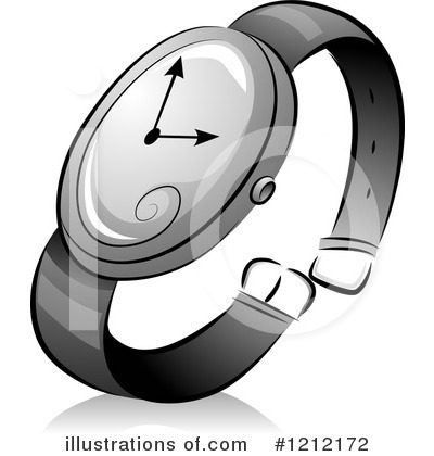 Royalty-Free (RF) Watch Clipart Illustration by BNP Design Studio - Stock Sample #1212172