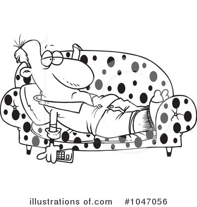 Lazy Clipart #1047056 by toonaday