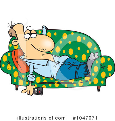 Lazy Clipart #1047071 by toonaday