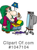 Watching Tv Clipart #1047104 by toonaday