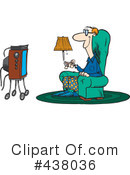 Watching Tv Clipart #438036 by toonaday
