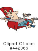 Watching Tv Clipart #442066 by toonaday