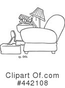 Watching Tv Clipart #442108 by toonaday