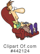 Watching Tv Clipart #442124 by toonaday