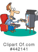 Watching Tv Clipart #442141 by toonaday