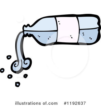 Royalty-Free (RF) Water Bottle Clipart Illustration by lineartestpilot - Stock Sample #1192637