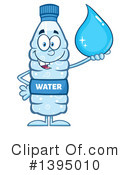 Water Bottle Clipart #1395010 by Hit Toon