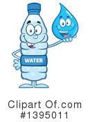 Water Bottle Clipart #1395011 by Hit Toon