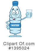 Water Bottle Clipart #1395024 by Hit Toon