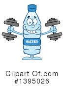 Water Bottle Clipart #1395026 by Hit Toon