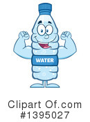 Water Bottle Clipart #1395027 by Hit Toon