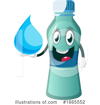 Royalty-Free (RF) Water Bottle Clipart Illustration by Morphart Creations - Stock Sample #1665552