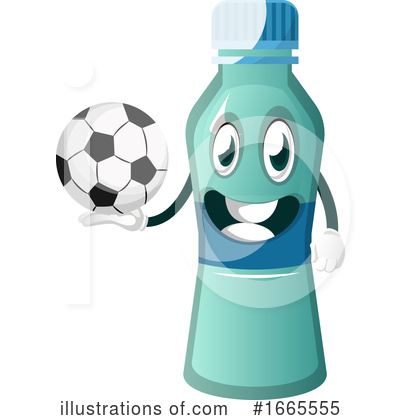 Royalty-Free (RF) Water Bottle Clipart Illustration by Morphart Creations - Stock Sample #1665555
