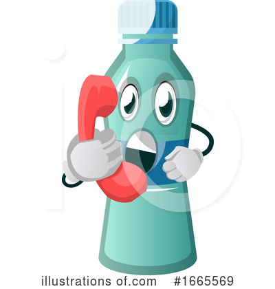 Royalty-Free (RF) Water Bottle Clipart Illustration by Morphart Creations - Stock Sample #1665569