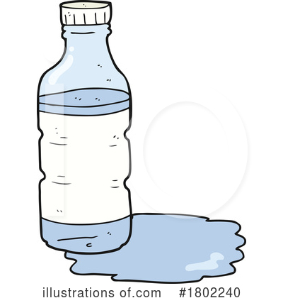 Royalty-Free (RF) Water Bottle Clipart Illustration by lineartestpilot - Stock Sample #1802240