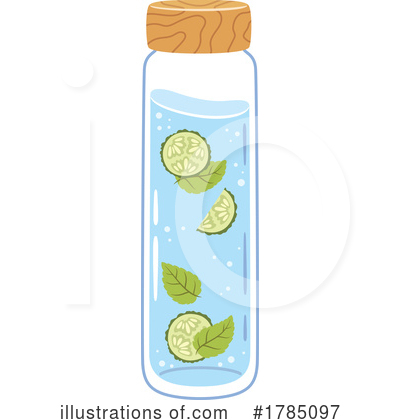 Water Bottle Clipart #1785097 by Vector Tradition SM