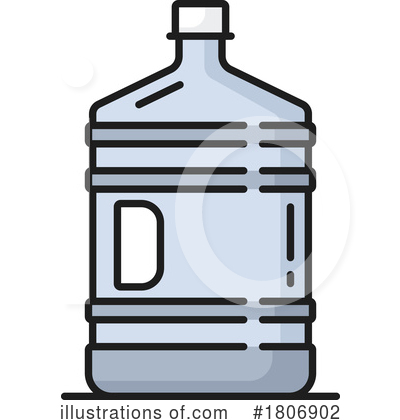 Water Jug Clipart #1806902 by Vector Tradition SM