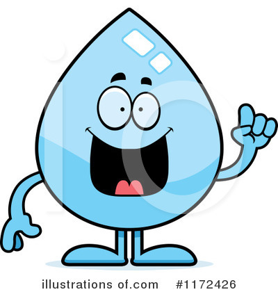 Royalty-Free (RF) Water Drop Clipart Illustration by Cory Thoman - Stock Sample #1172426