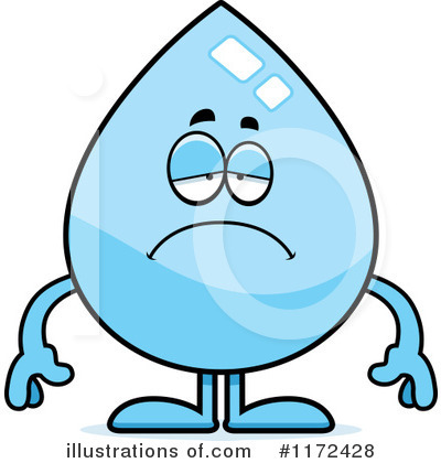 Royalty-Free (RF) Water Drop Clipart Illustration by Cory Thoman - Stock Sample #1172428