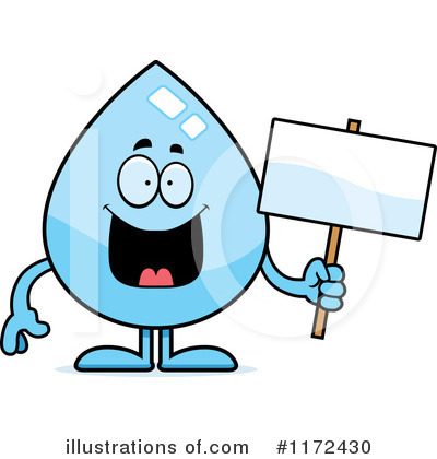 Royalty-Free (RF) Water Drop Clipart Illustration by Cory Thoman - Stock Sample #1172430