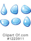 Water Drop Clipart #1223911 by Vector Tradition SM
