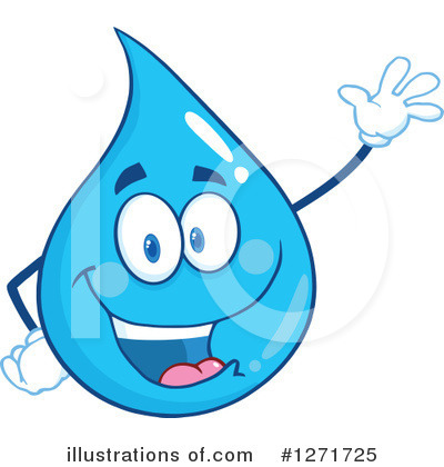 Waterdrop Clipart #1271725 by Hit Toon