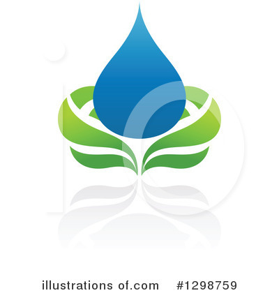 Royalty-Free (RF) Water Drop Clipart Illustration by elena - Stock Sample #1298759
