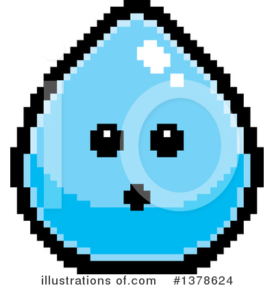Royalty-Free (RF) Water Drop Clipart Illustration by Cory Thoman - Stock Sample #1378624