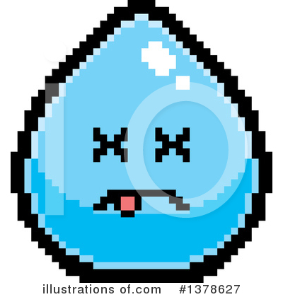 Royalty-Free (RF) Water Drop Clipart Illustration by Cory Thoman - Stock Sample #1378627