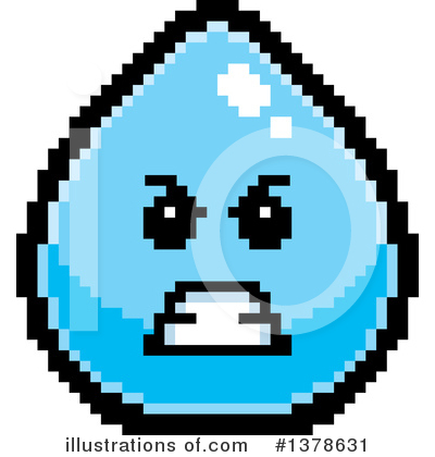 Royalty-Free (RF) Water Drop Clipart Illustration by Cory Thoman - Stock Sample #1378631