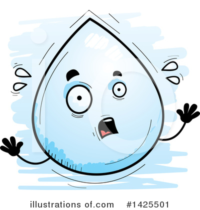 Royalty-Free (RF) Water Drop Clipart Illustration by Cory Thoman - Stock Sample #1425501
