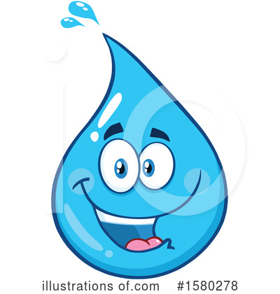 Waterdrop Clipart #1580278 by Hit Toon
