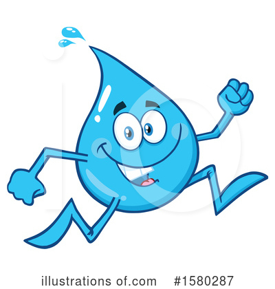 Waterdrop Clipart #1580287 by Hit Toon