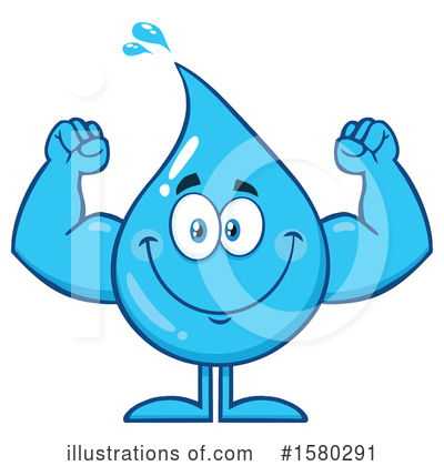 Waterdrop Clipart #1580291 by Hit Toon