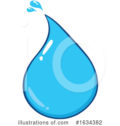 Waterdrop Clipart #1634382 by Hit Toon
