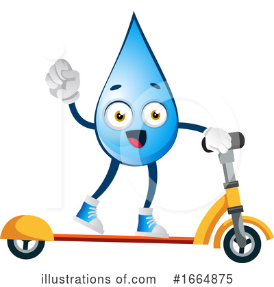 Royalty-Free (RF) Water Drop Clipart Illustration by Morphart Creations - Stock Sample #1664875