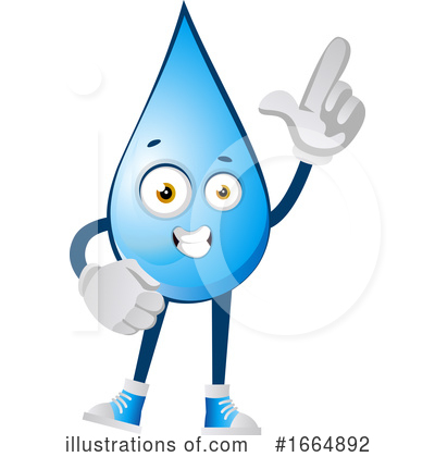 Royalty-Free (RF) Water Drop Clipart Illustration by Morphart Creations - Stock Sample #1664892