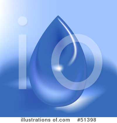 Royalty-Free (RF) Water Drop Clipart Illustration by dero - Stock Sample #51398