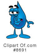 Water Drop Clipart #8691 by Mascot Junction