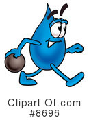Water Drop Clipart #8696 by Mascot Junction