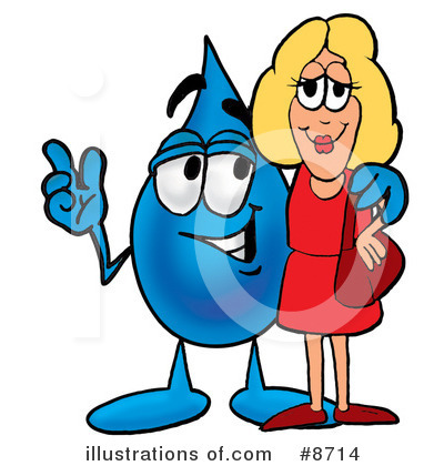 Water Drop Clipart #8714 by Mascot Junction