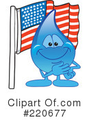 Water Droplet Character Clipart #220677 by Mascot Junction