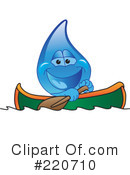 Water Droplet Character Clipart #220710 by Mascot Junction