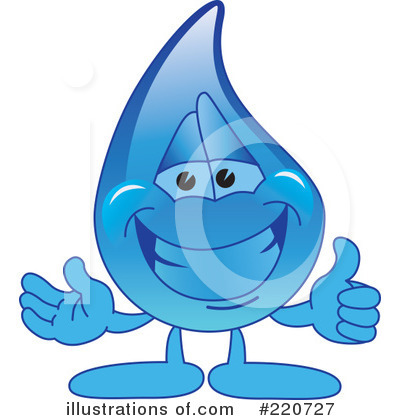Waterdrops Clipart #220727 by Mascot Junction