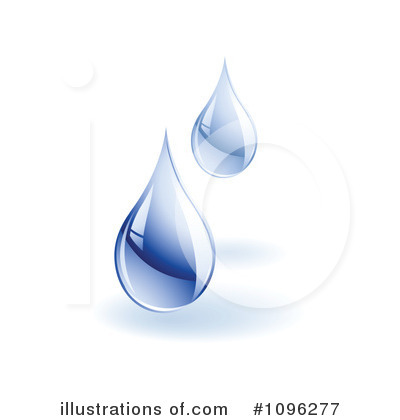 Water Drops Clipart #1096277 by TA Images