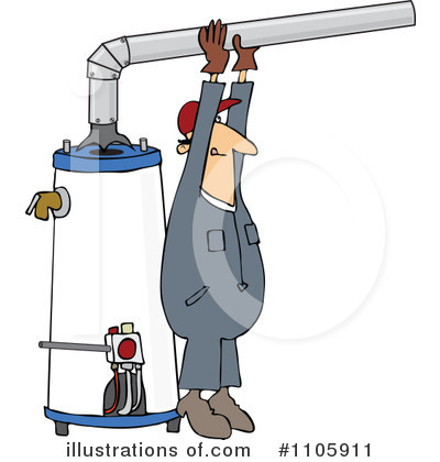 Royalty-Free (RF) Water Heater Clipart Illustration by djart - Stock Sample #1105911