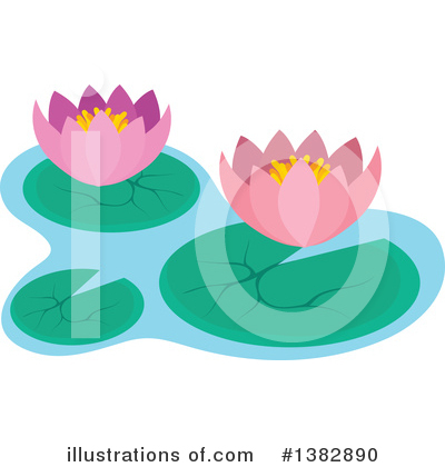 Water Lily Clipart #1382890 by visekart