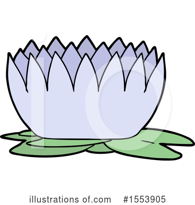 Royalty-Free (RF) Water Lily Clipart Illustration by lineartestpilot - Stock Sample #1553905